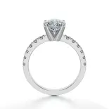 Pierścionek z dużym brylantem białe złoto SBPZ_065